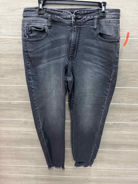 KanCan Size 14 Gray Womens Jeans