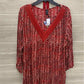 Red Womens Size L Shirt