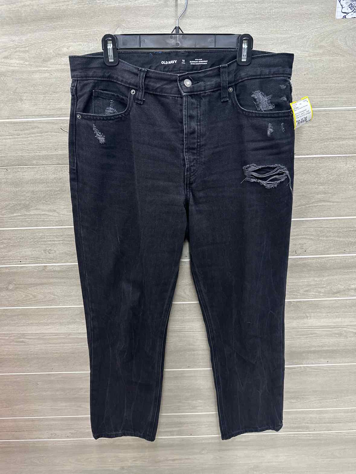 Old Navy Size 12 Tall Black Womens Jeans