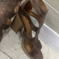 Qupid US Shoe Size 9 Brown Womens Sandals
