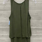 ANA Size M Olive Womens Tank Top