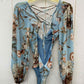 Windsor Blue Junior Size Small Bodysuit