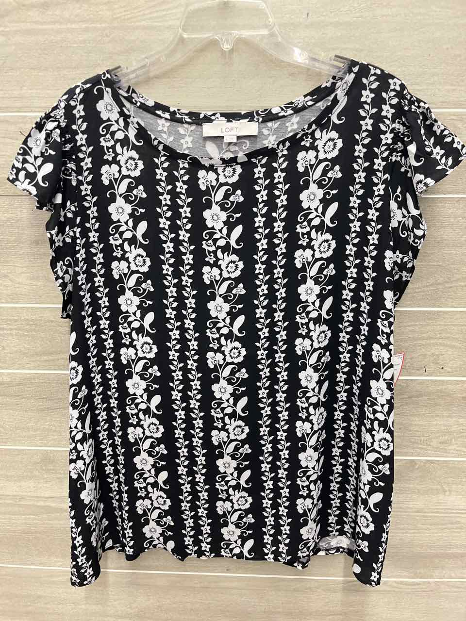 LOFT Size XL Black Womens Shirt