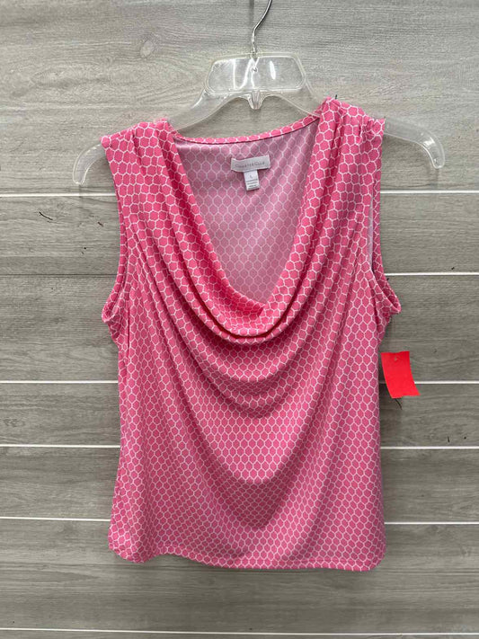 Charter Club Size L Pink Womens Tank Top