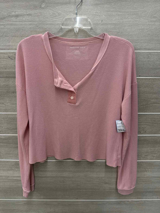 American Eagle Size M Pink Junior Shirt