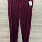 MTS Size 10 Burgundy Womens Pants