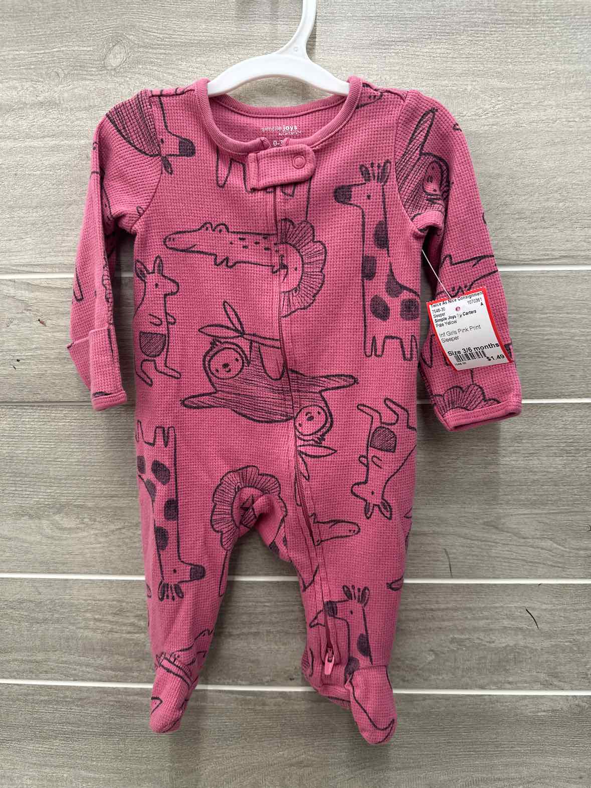 Simple Joys by Carters Infant 3/6 months Sleeper