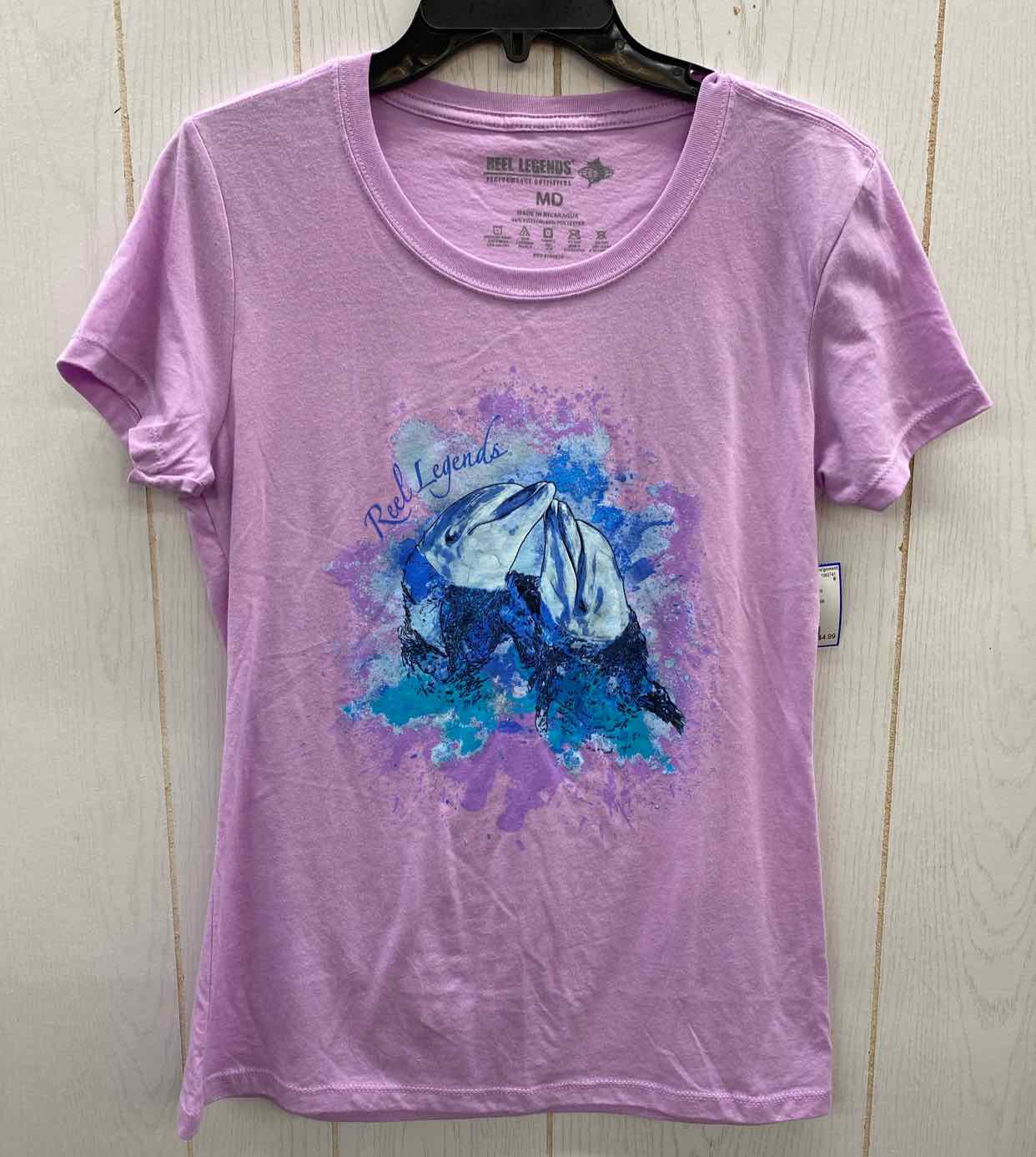 Reel Legends Lavender Womens Size M Shirt