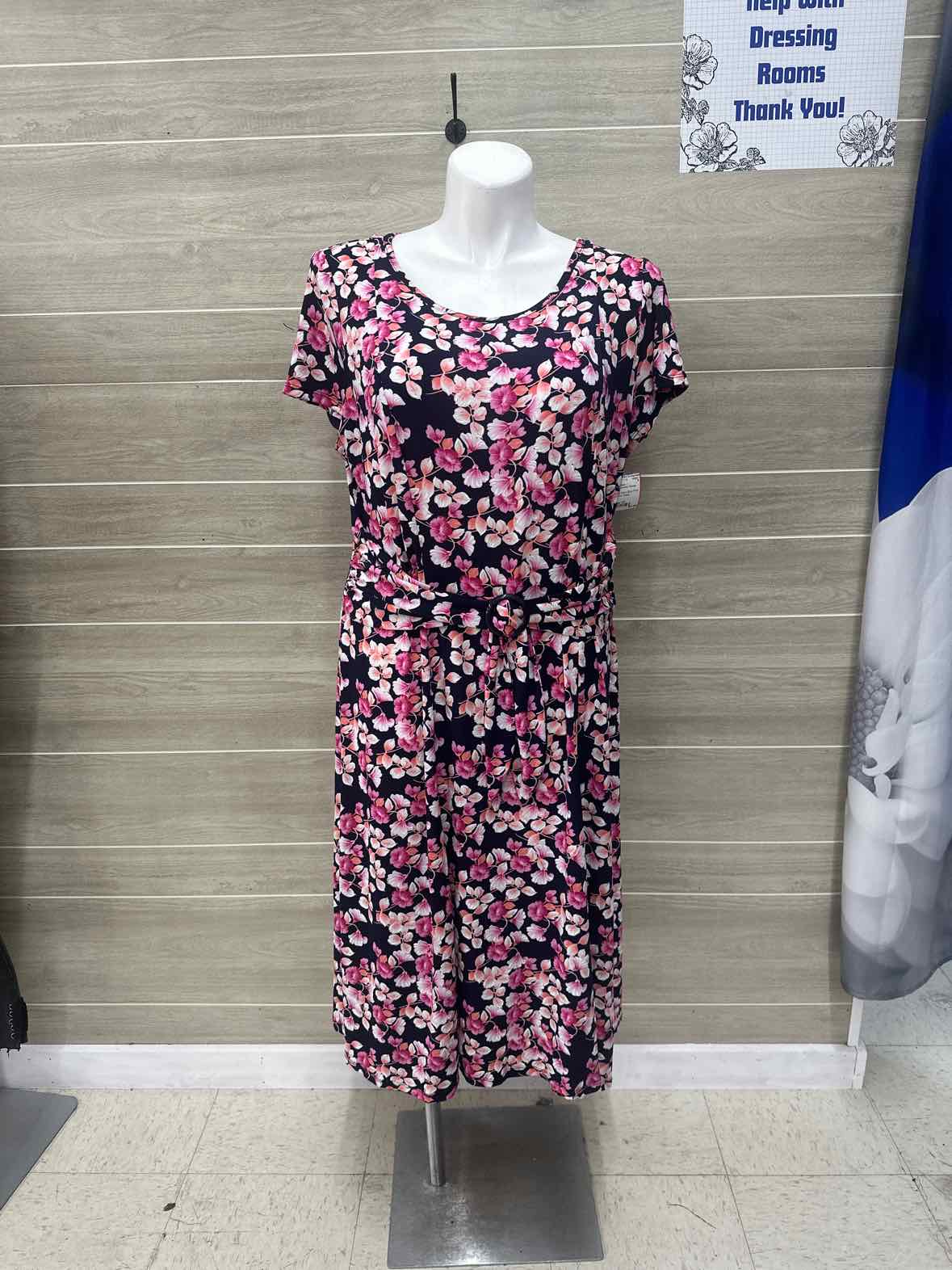 Percpetions Blue Womens Women Size 1X Dress