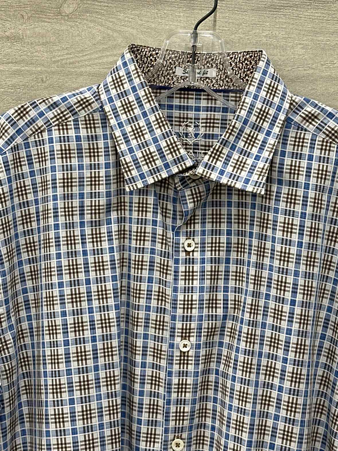 Bugatchi Size L Men Mens Shirt