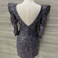 Size 0 Gray Womens Gown/Evening Wear