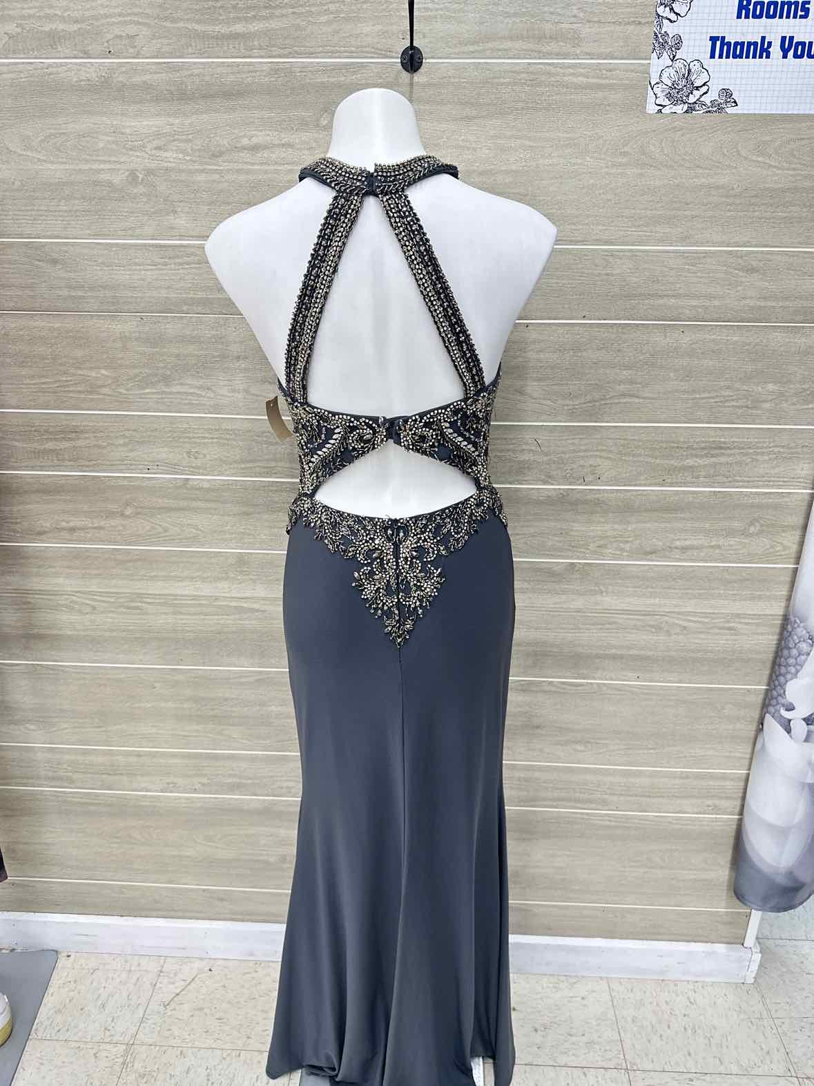 Size 6 Gray Womens Gown/Evening Wear