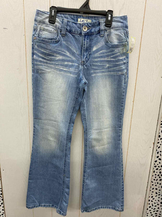 LEI Blue Junior Size 5 Short Jeans