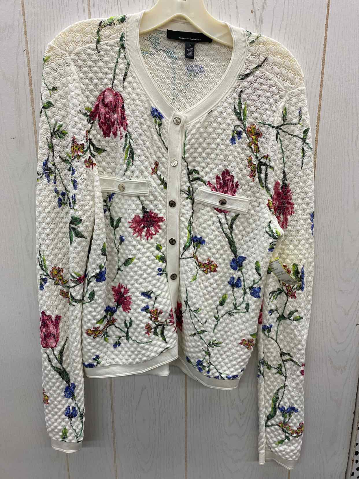 WHBM White Womens Size L Shirt