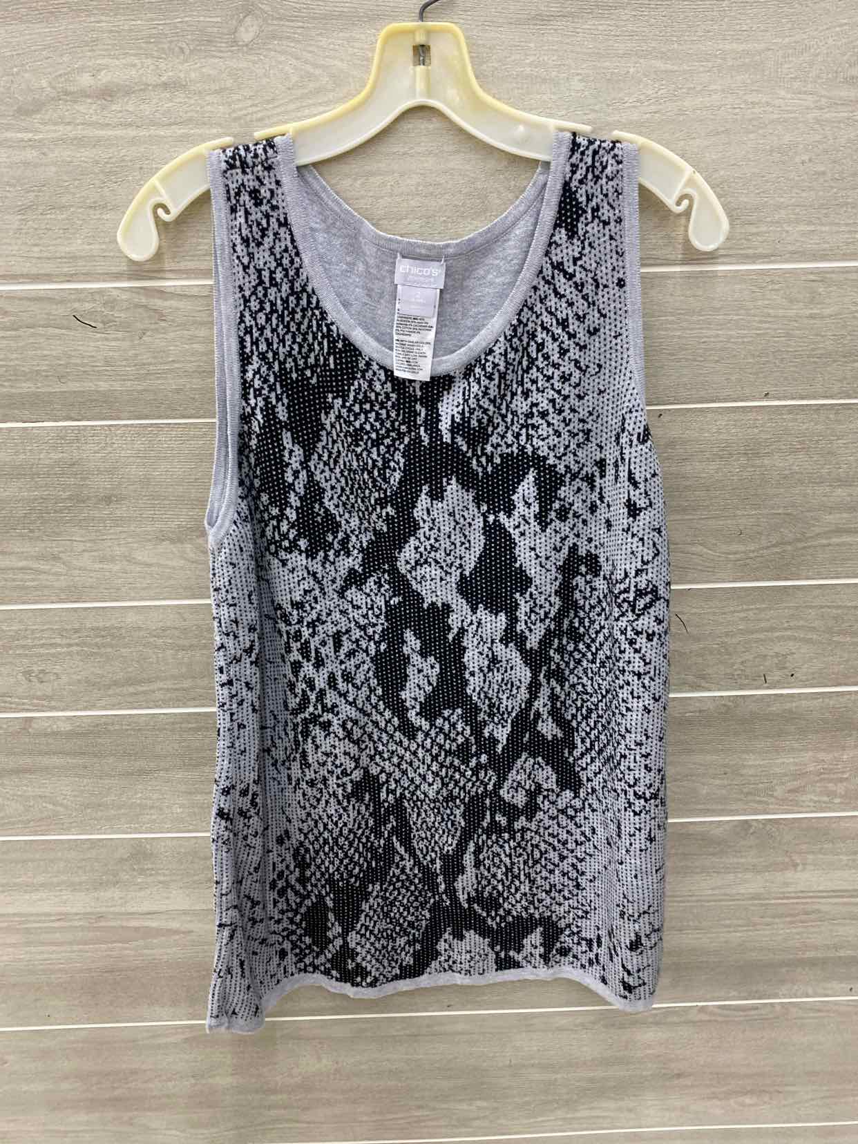 Chico's Gray Womens Size L Tank Top