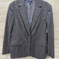 Lands End Size 12 Gray Womens Blazer
