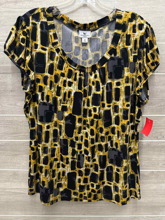 Worthington Size XL Black Womens Shirt
