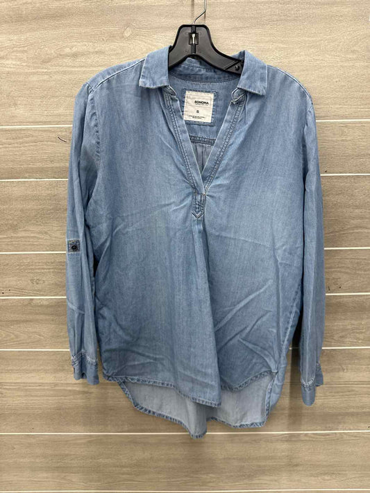 Sonoma Size S Blue Womens Shirt