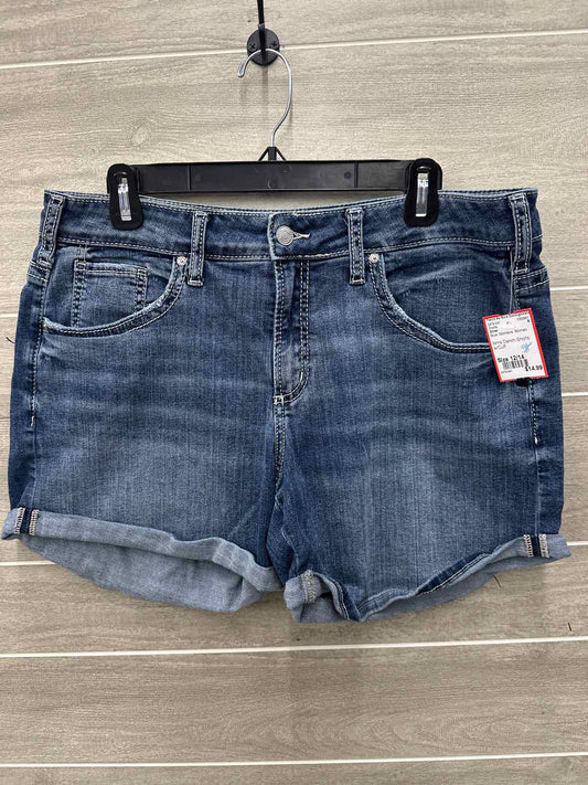 Silver Size 12/14 Blue Womens Shorts