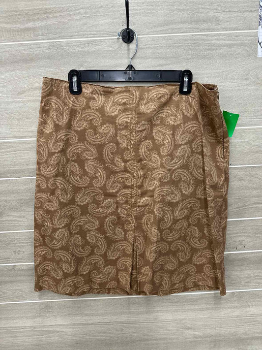 Cherokee Brown Womens Size 16 Skirt