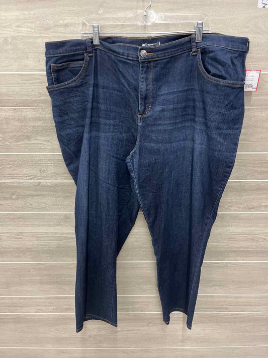 Lee Size 24W Blue Plus Jeans