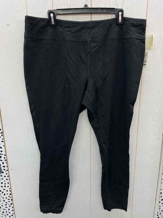 Athletic Works Black Womens Size 20/22 Leggings