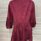 Burgundy Womens Size 4 Dress