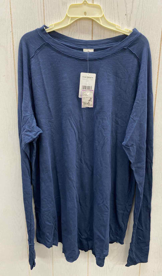 We the Free Blue Womens Size L Shirt