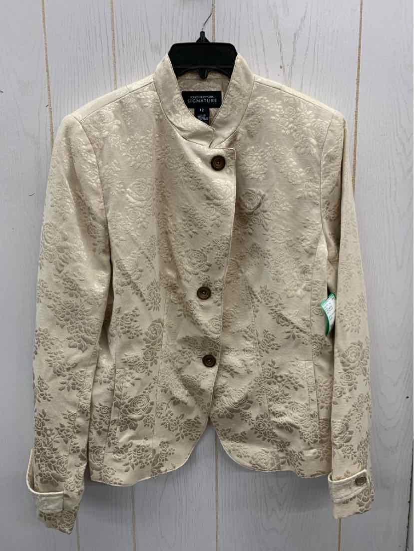 Jones New York Gold Womens Size 12 Blazer