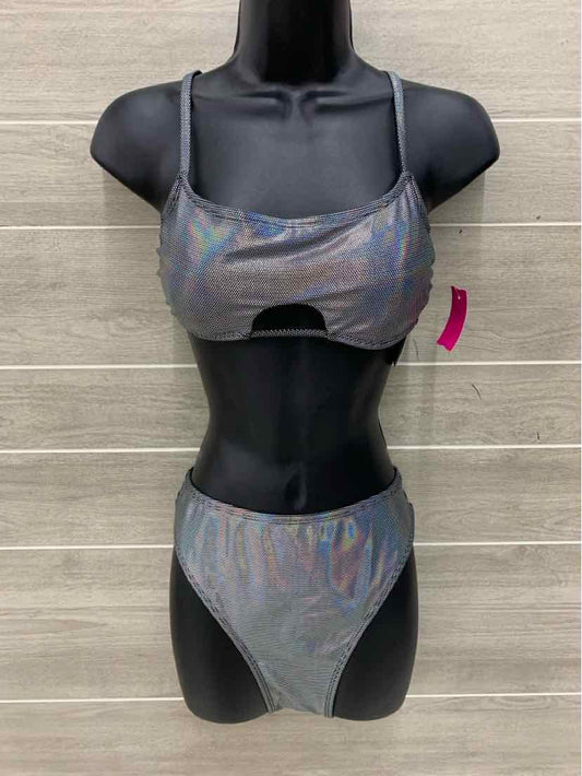 No Boundaries Silver Junior Size M Swimsuit