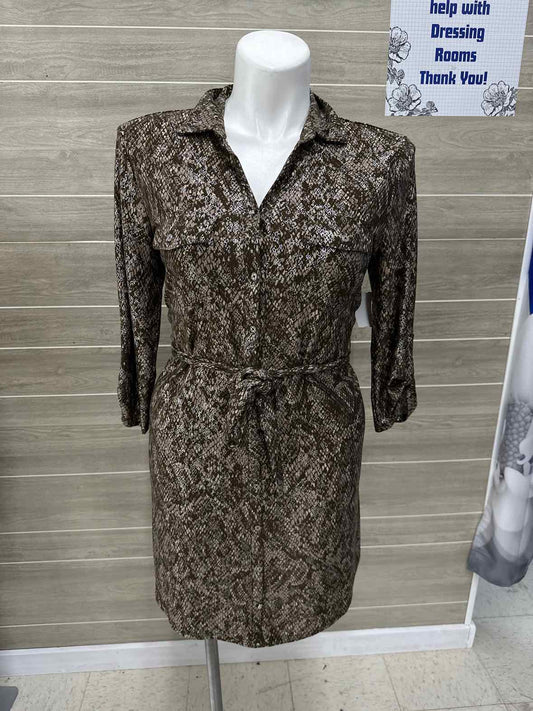 Emily Daniels Brown Womens Size 12 Dress