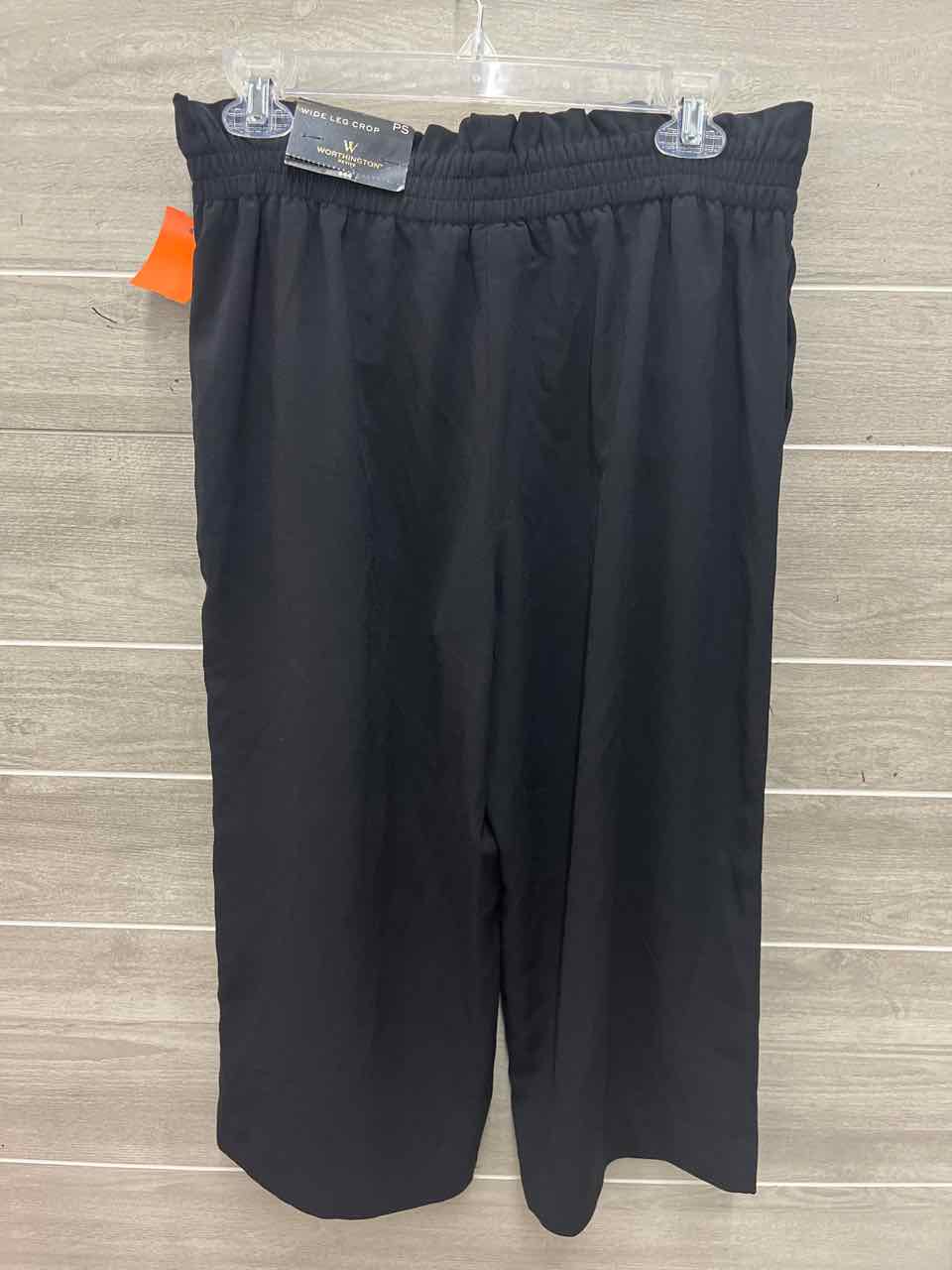 Worthington Size 6P Black Petite Pants