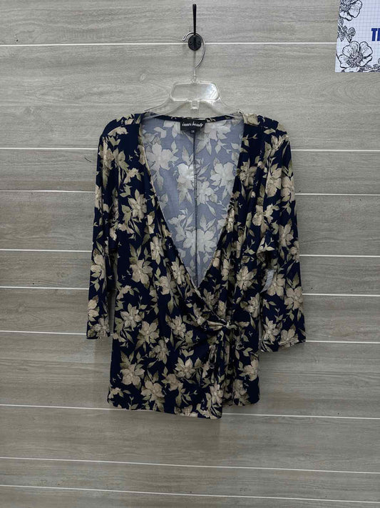 Size 3X Blue Plus Shirt