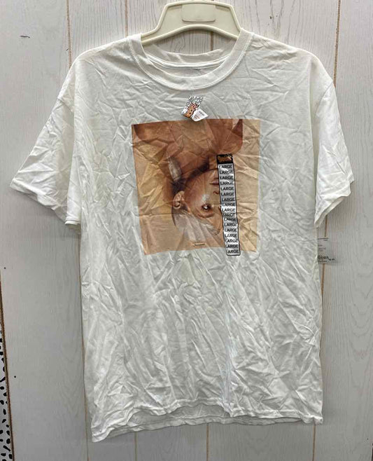 White Womens Size L Shirt