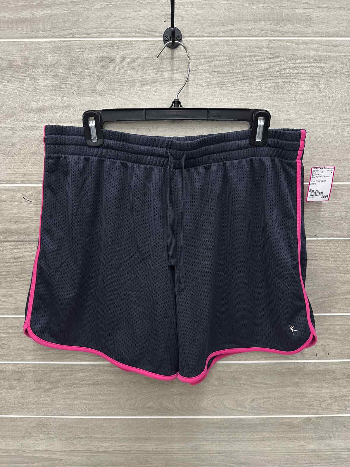 Danskin Now Size XL Gray Womens Shorts