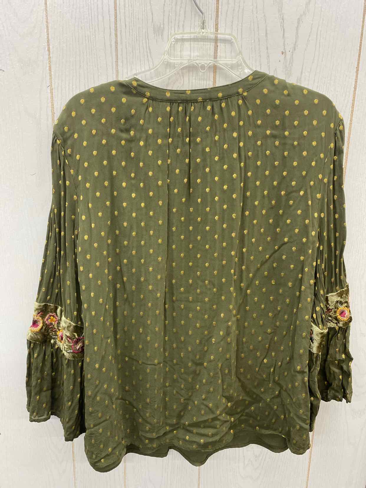 Chico's Olive Womens Size L Shirt