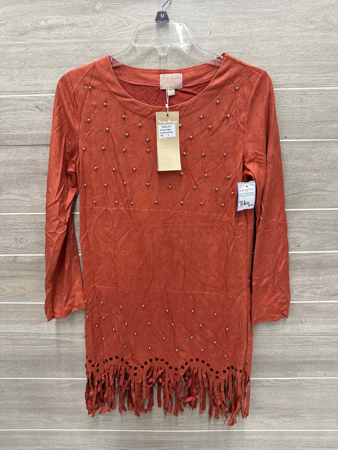 Size S Orange Womens Shirt