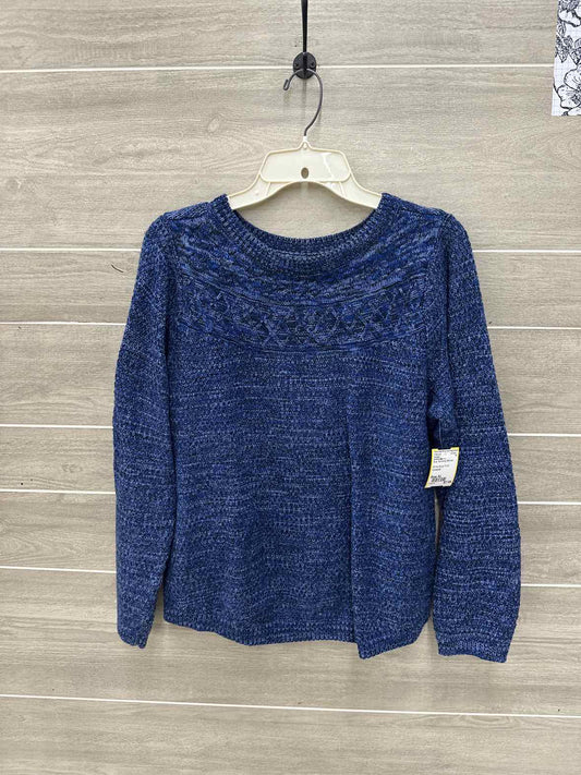 Croft & Barrow Blue Womens Women Size XL Sweater