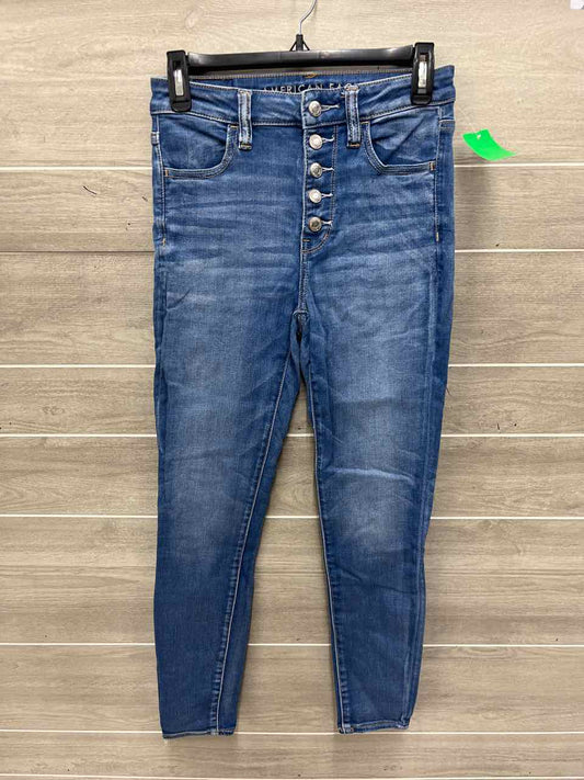 American Eagle Size 4 Short Blue Womens Jeans