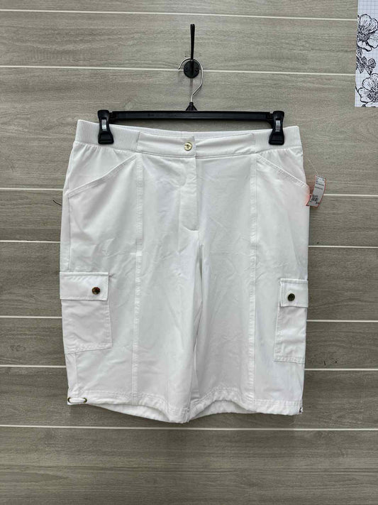 Chico's White Womens Women Size 8/10 Shorts