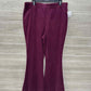 Versona Burgundy Womens Women Size 14 Pants