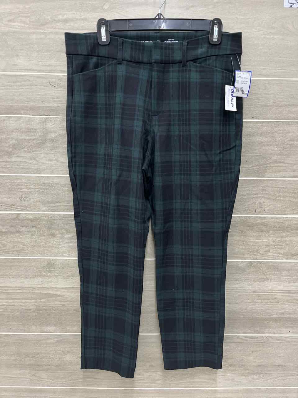 Old Navy Size 12P Green Petite Pants