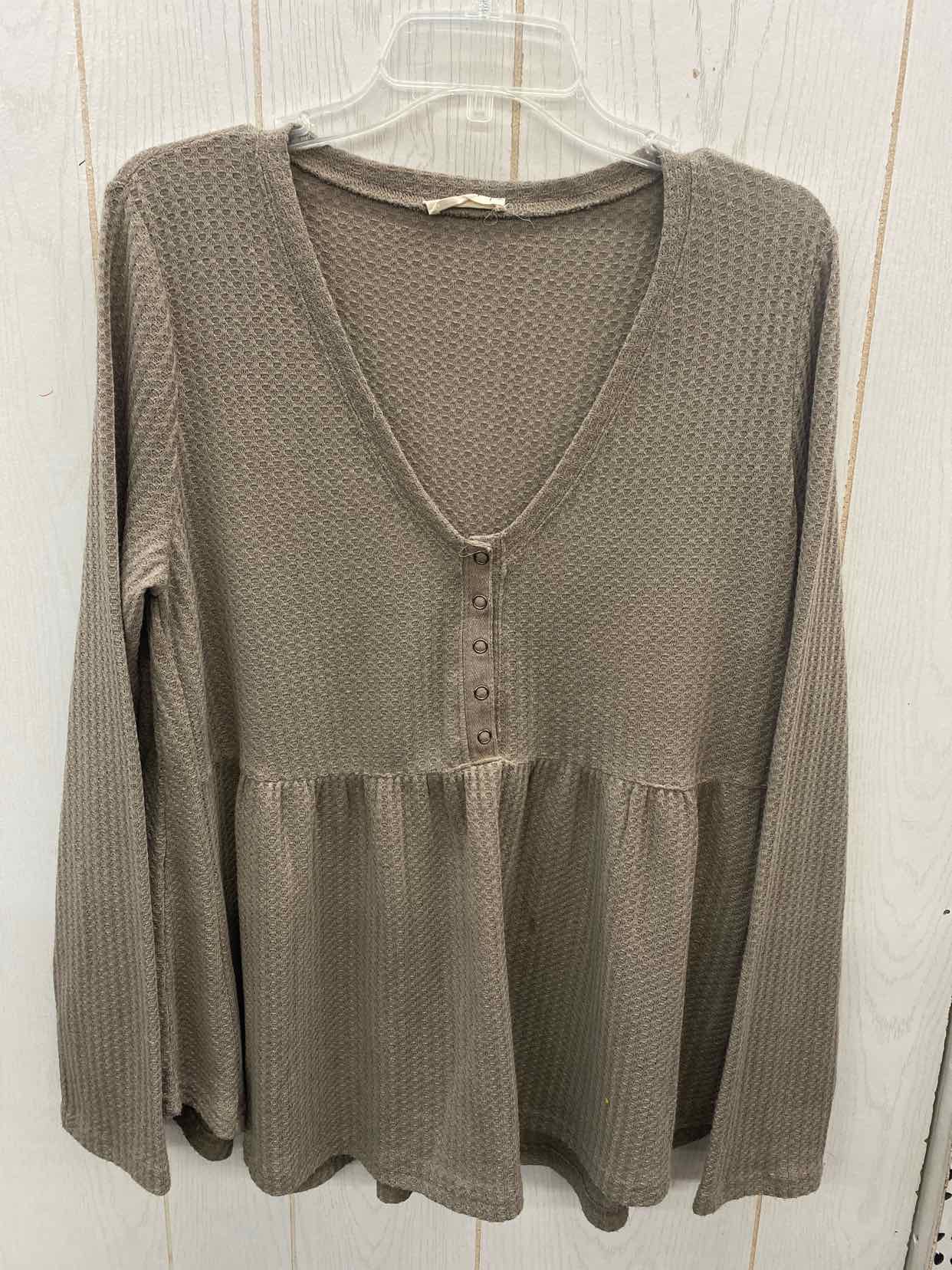 Taupe Womens Size L/XL Shirt