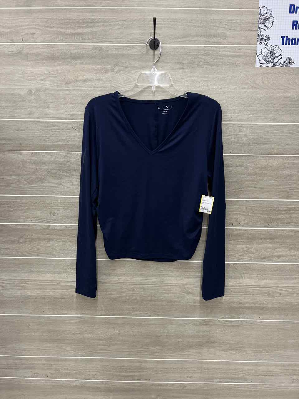 LIVI Blue Womens Size XL Shirt