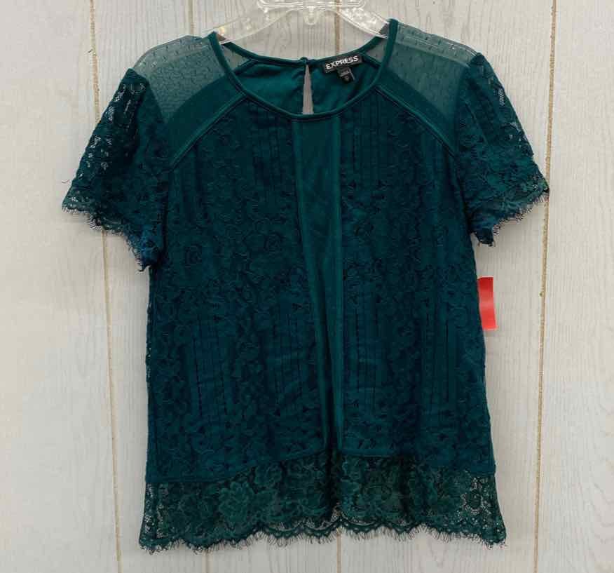 Express Green Womens Size XS Shirt