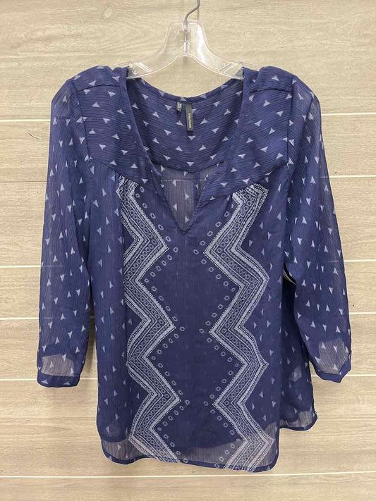 Maurices Size L Blue Womens Shirt
