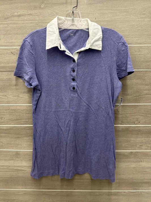 GAP Size L Blue Womens Shirt