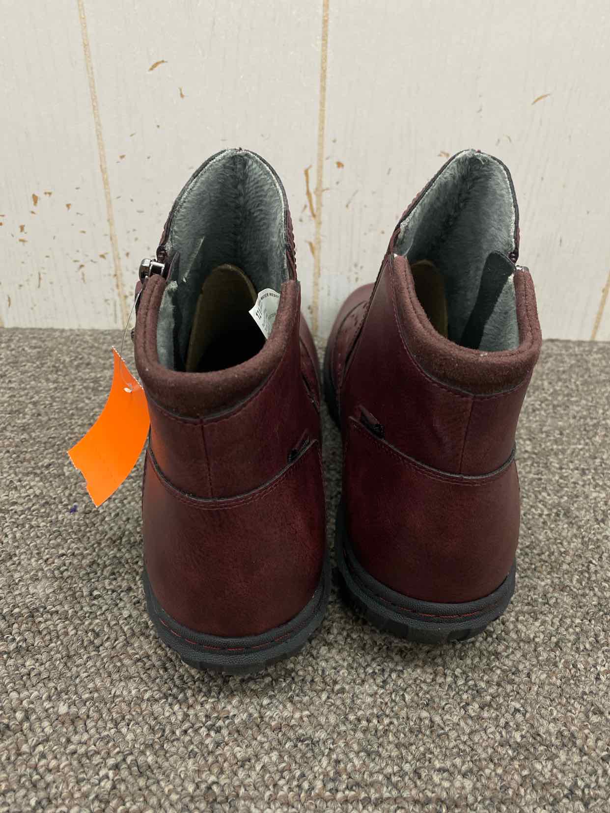 JBU Burgundy Womens Size 12 Boots