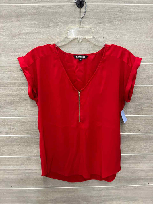 Express Size M Red Womens Shirt
