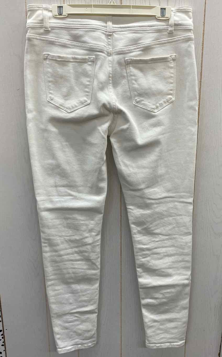 KanCan White Womens Size 10/12 Jeans